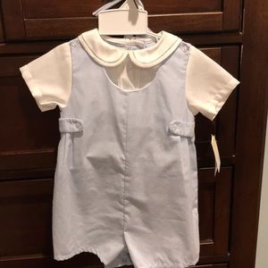 Petit Ami baby boy romper and shoes